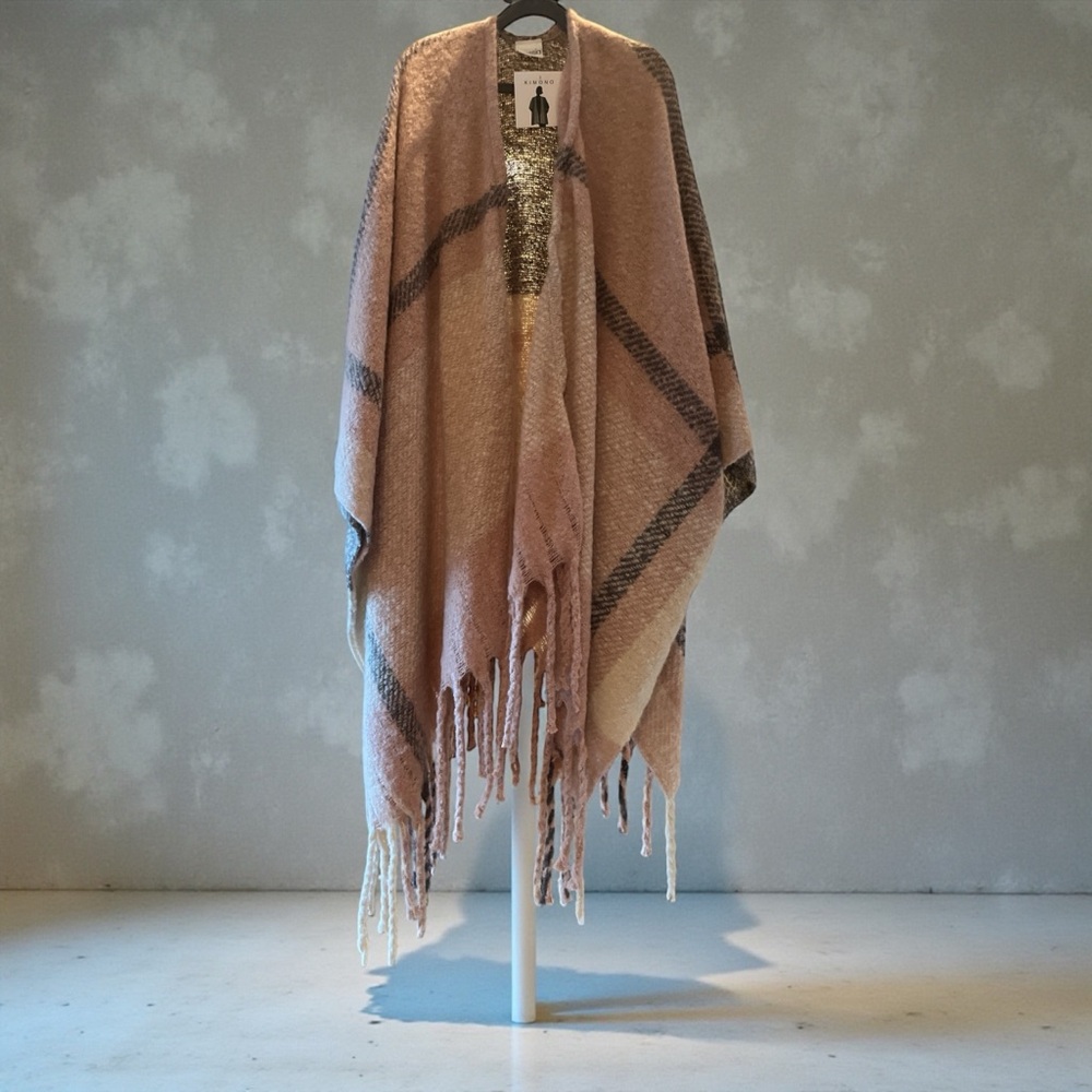 Alessi Pink and Gray Kimono